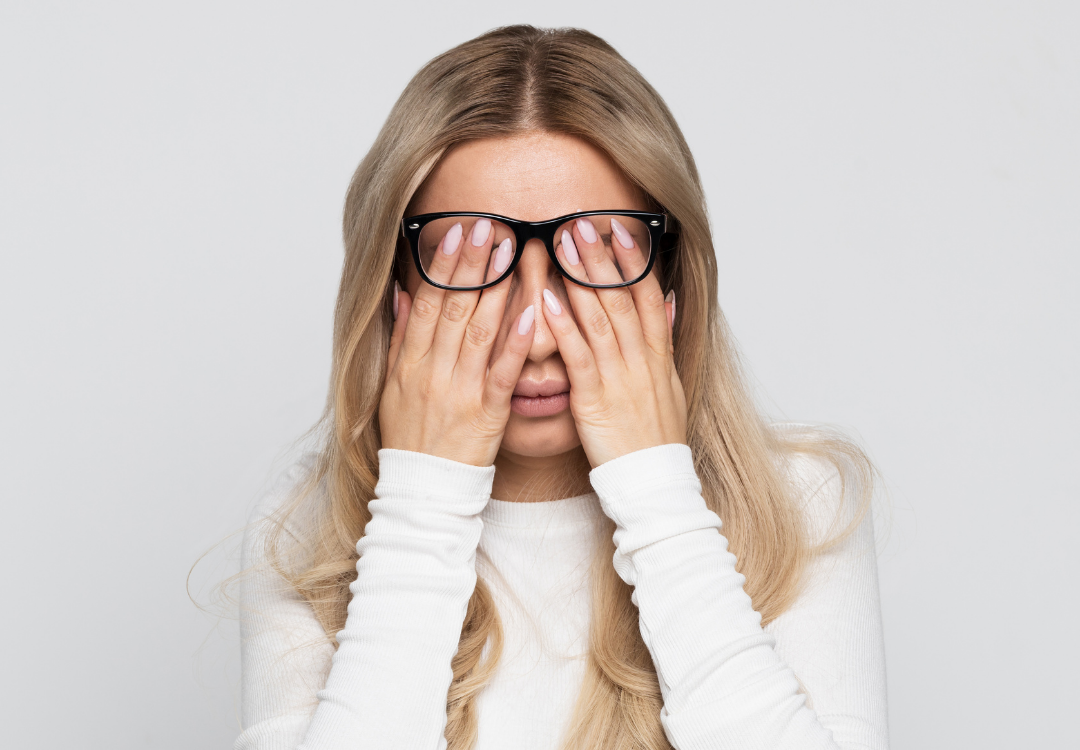 Vermoeide ogen zorgen voor wallen