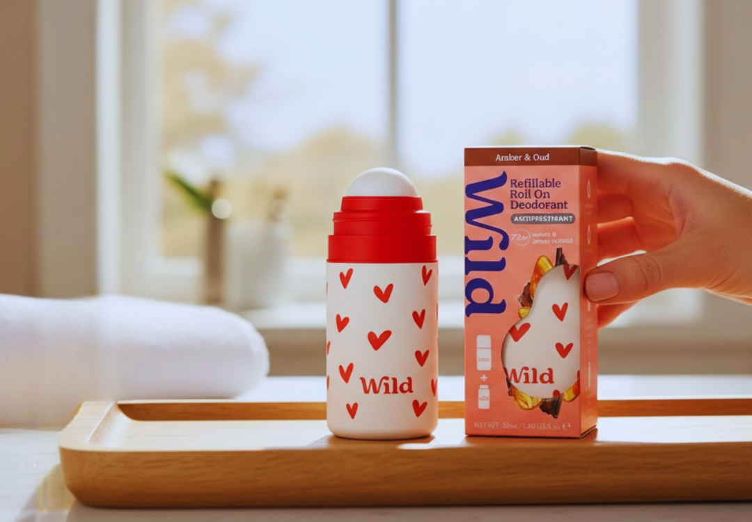 Wild Deodorant Roller review Amber & Oud