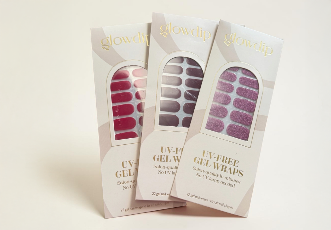 Glowdip UV-free gel wraps